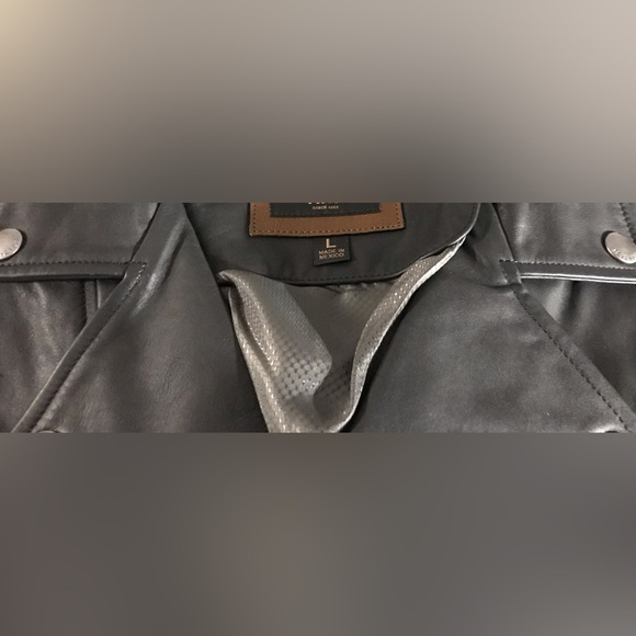 NWT FRYE LEATHER JACKET - Picture 6 of 11
